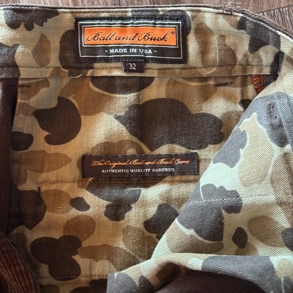 Men's Ball and Buck Corduroy Pants - Picture 2 of 5
